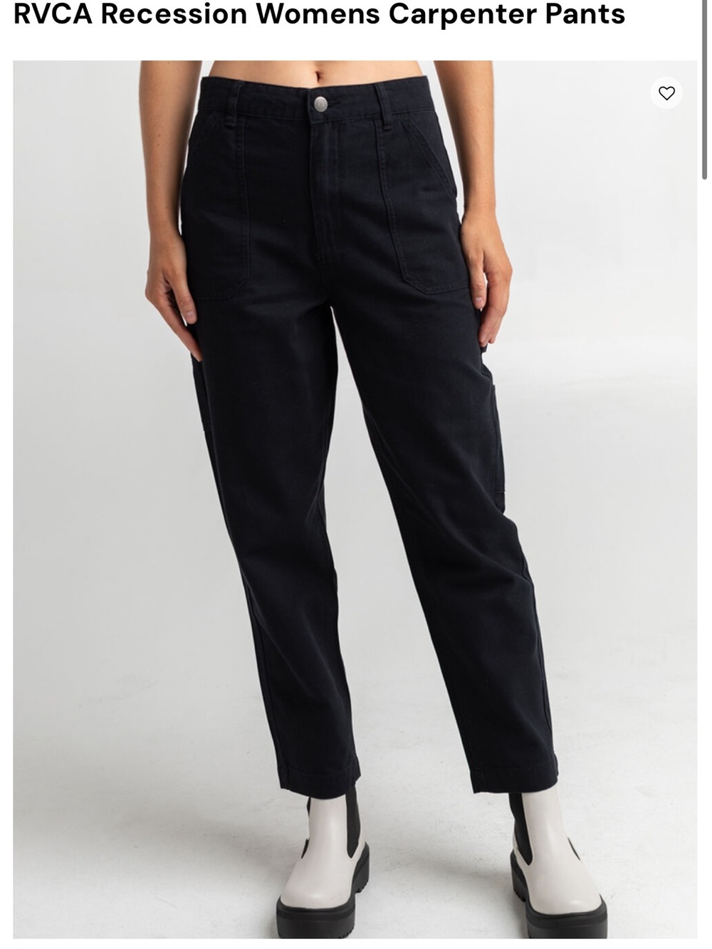 RVCA Recession Womens Carpenter Pants